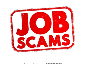 Fake Europe Job Placement Scam poster