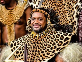 Zulu King Misuzulu kaZwelithini speaking at the annual Reed Dance in KwaZulu-Natal.