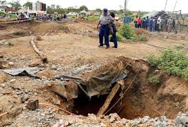 Elvington Mine in Chegutu where shaft collapse occurred