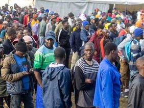 Church property sheltering displaced migrants in Pietermaritzburg.