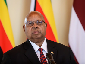 Speaker Jacob Mudenda presiding over a National Assembly session.