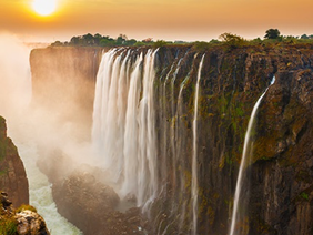 Victoria Falls as part of preparations for a regional bid to host the 2028 Africa Cup of Nations