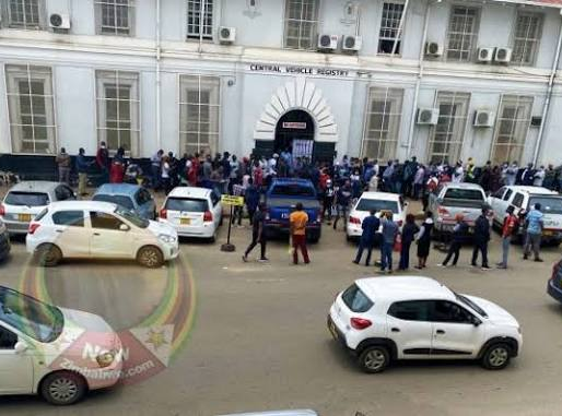 Central Vehicle Registry building in Harare.