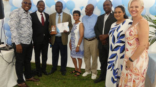 Cde Andrew Makahamadze and Kiran's family