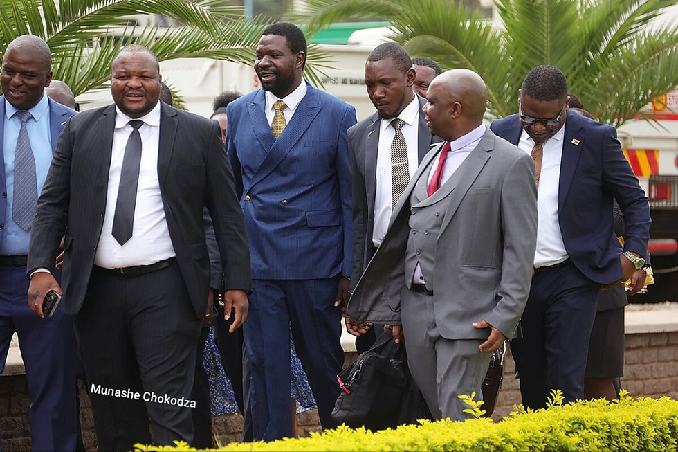 Lawyers entering a courthouse — Magaya legal team files recusal request