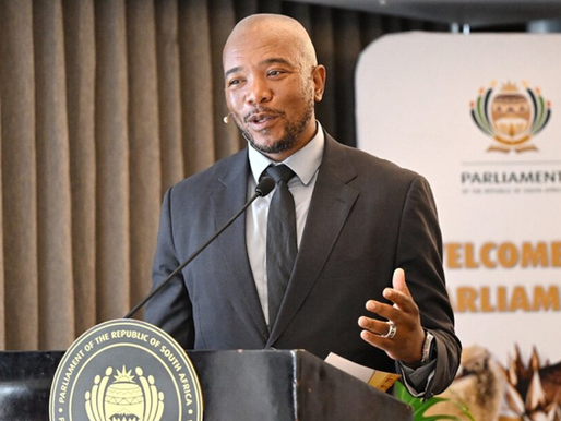 Mmusi Maimane speaking at Constitution Hill