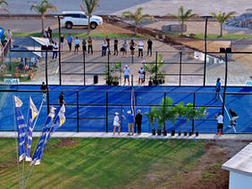 Padel courts at Millennium Heights, Harare