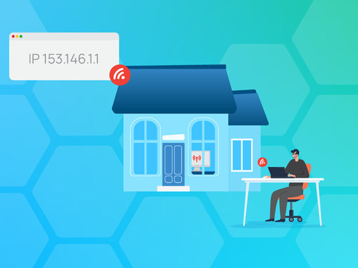 Hacker illustration representing residential proxy networks.
