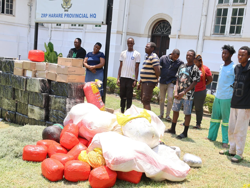 Recovered narcotics and evidence seized during police raid