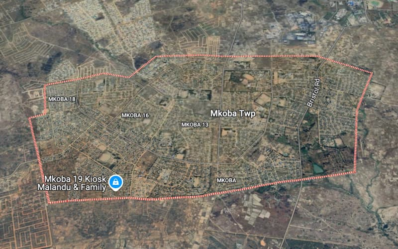 Mkoba suburb in Gweru where murder suspect is being sought