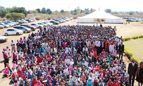 Exterior view of Celebration Church in Westgate, Harare, currently under police investigation for armed robbery
