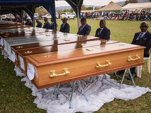 Kariba Hospital mortuary where families are assisting with victim identification