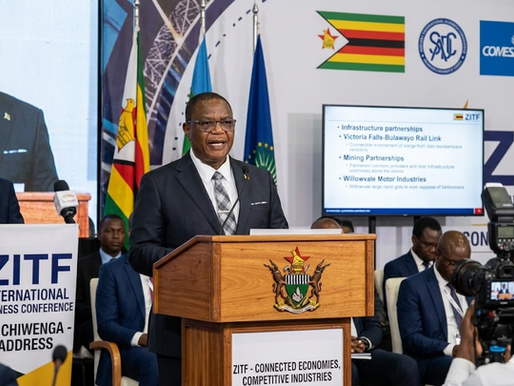 GOVERNMENT EYES MINING PARTNERSHIPS TO REVIVE NRZ; VP Chiwenga Outlines Industrial Vision at ZITF