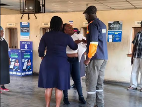 Banking hall in Mbare where the incident occurred.