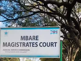 Exterior of the Mbare Magistrates' Court in Harare, Zimbabwe