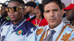 Ali Mohamed Salem of UJTSARIO at National Youth Day celebrations in Zimbabwe