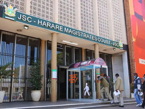 Harare Magistrates’ Court building during a theft of trust property case