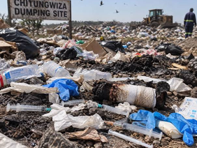Chitungwiza dumping site where police investigated the discovery of a human leg