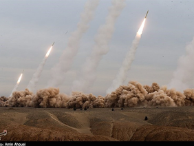 IRGC military personnel during operation