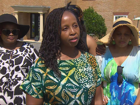 Family members mourn the deaths of Zandile Tshuma and her daughters.