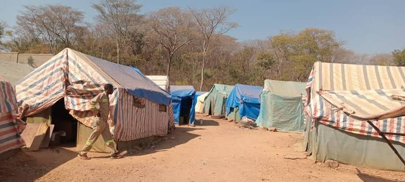 A gold mine in Kwekwe, Zimbabwe.