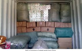 Seized import consignments on a truck — illustrative image of imported goods under investigation
