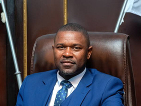 GMB Chief Executive Officer Edson Badarai at a public event.
