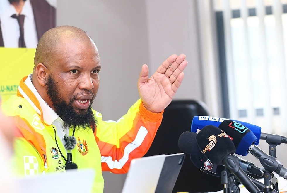 KZN MEC for Transport and Human Settlements, Siboniso Duma