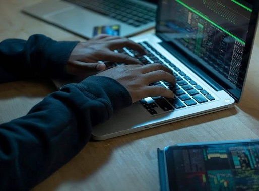 Cybersecurity concept illustrating social media account hacking