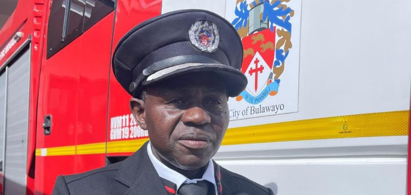 Bulawayo Fire Brigade Chief Fire Officer Mhlangano Moyo potrait