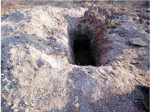 Grave site in rural Zimbabwe cultural burial practices
