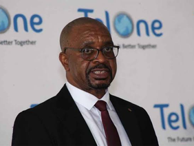 TelOne CEO Lawrence Nkala addressing the company's AGM.