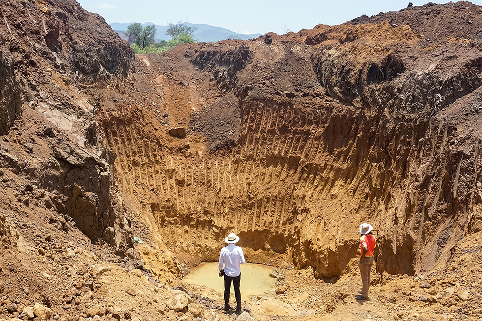 Environmental damage caused by illegal mining in Bindura