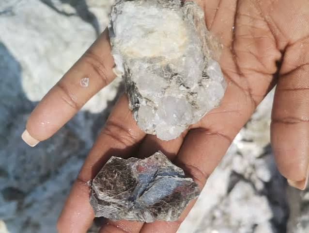 Unbeneficiated lithium ore recovered in a Zimbabwe smuggling investigation