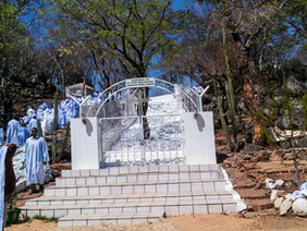 Gandanzara Shrine, a site that has served as the church’s spiritual epicenter since his burial in 1973.