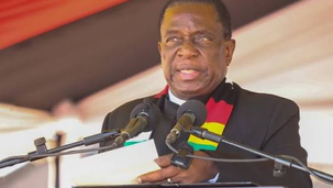 President Emmerson Mnangagwa during a Government function in Zimbabwe