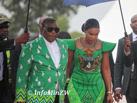 VP Chiwenga and wife attending a function