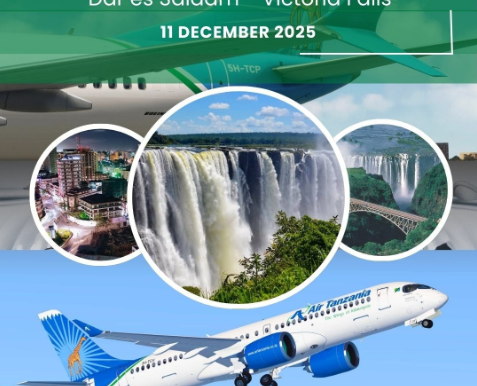 Air Tanzania Launches New Victoria Falls–Dar es Salaam–Cape Town Route