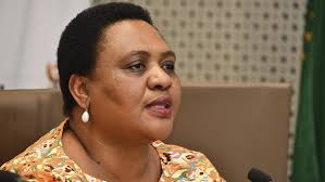 Speaker Thoko Didiza addressing Parliament