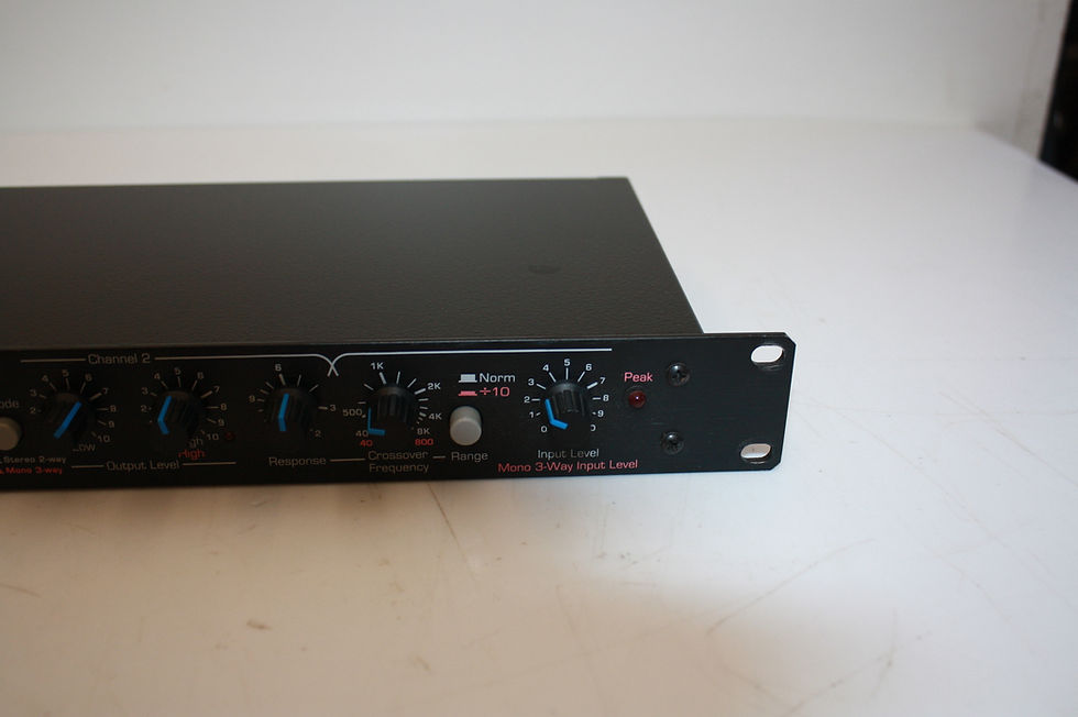 Thumbnail: Ashly XR1001 2-Way Stereo 3-Way Mono Crossover - tested