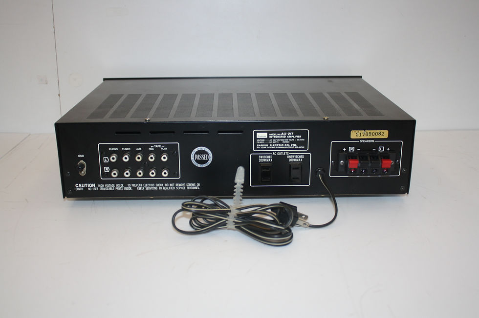 Thumbnail: Sansui AU-217 Integrated Amp 30 WPC - Serviced, Tested, in VGC