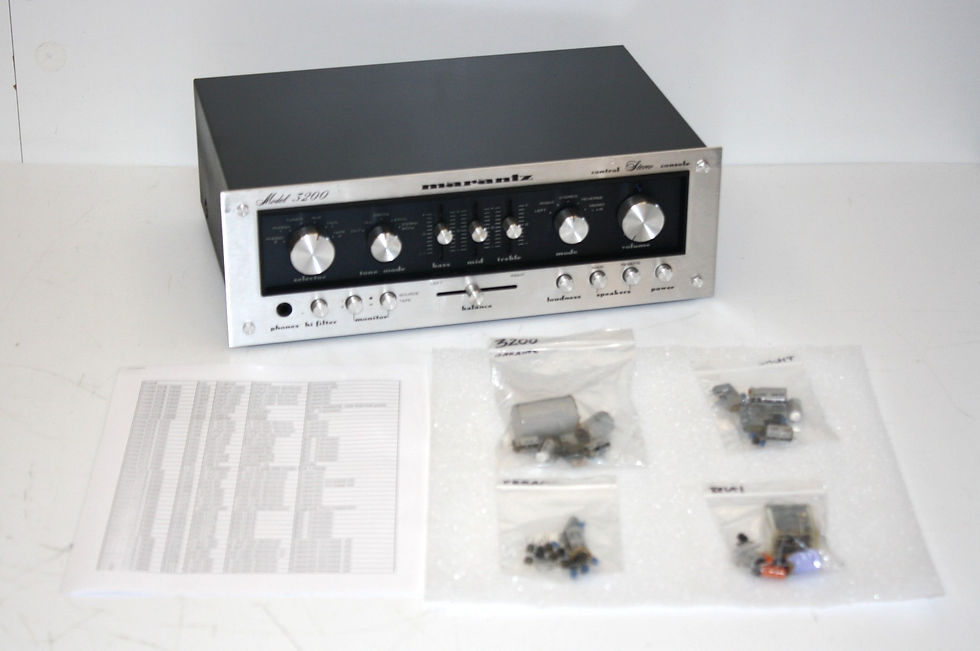 Thumbnail: Marantz 3200 Stereo Preamp Control Control Console Restored