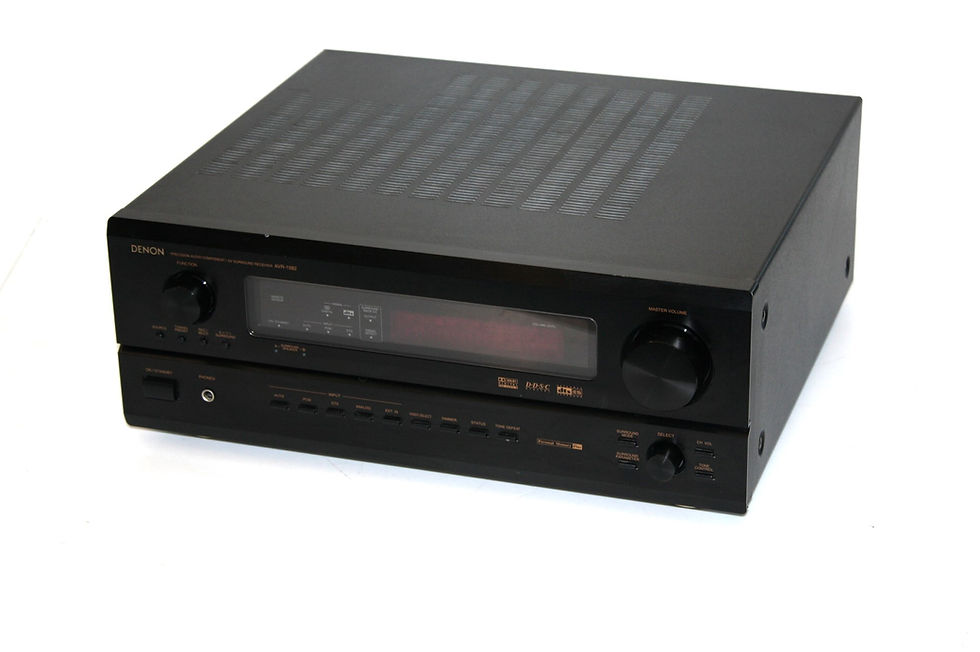 Thumbnail: DENON AVR-1082 Receiver - 6.1, NO HDMI - 2 Zones, Fully Tested - Phono