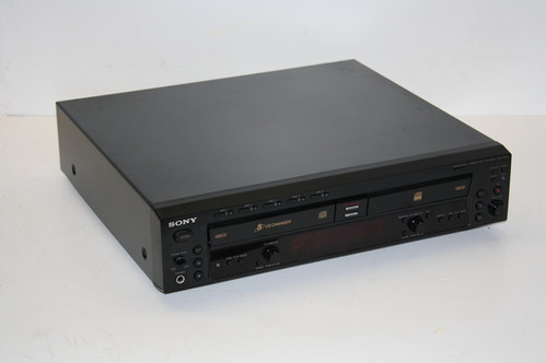 Sony RCD-W500C CD 2 Deck 5X Changer and 1X Recorder /Player