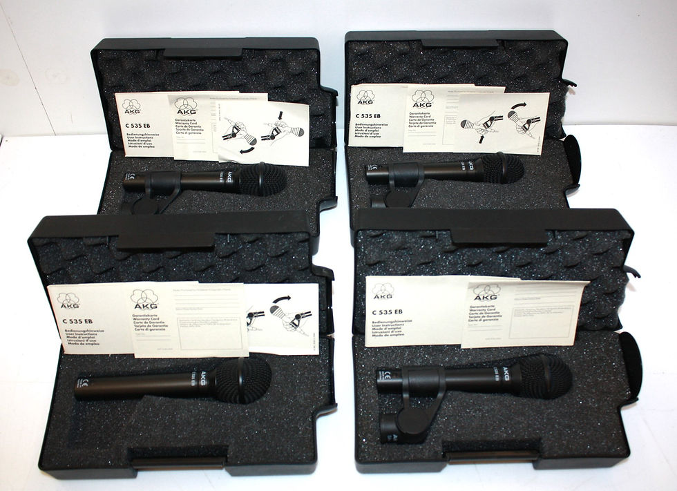 Thumbnail: AKG C535 EB Handheld Condenser Microphone Mint In Case