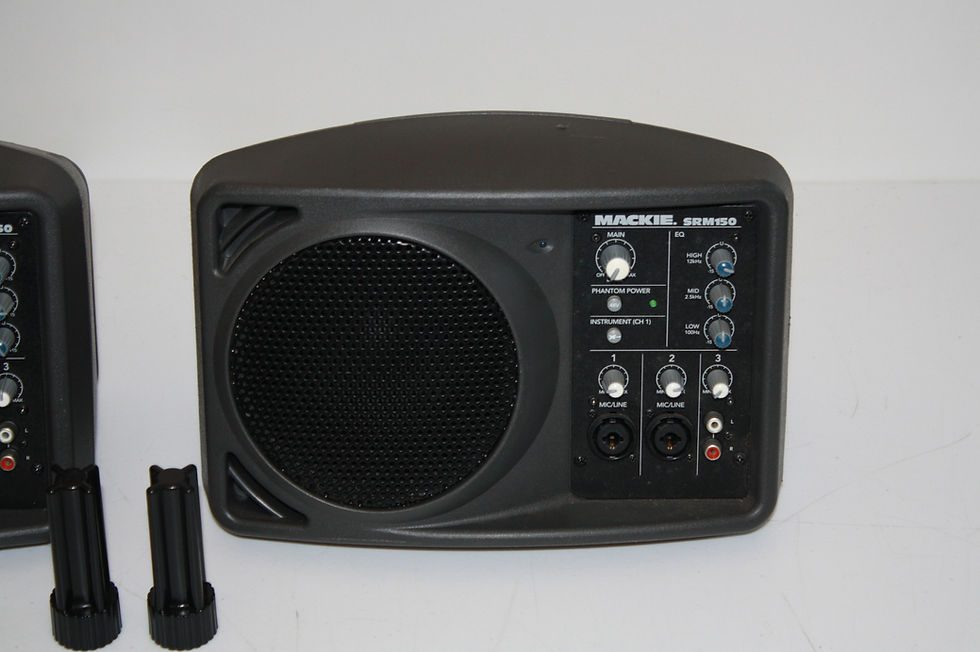 Thumbnail: Mackie SRM150 Powered Active Multi Use PA Monitor Speaker Set/ Pair