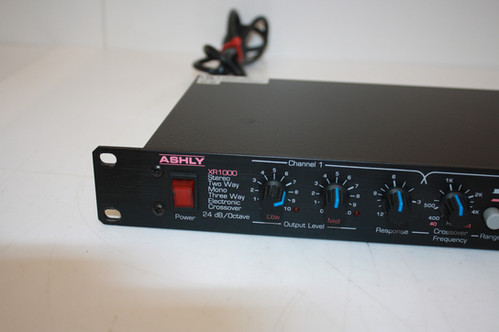 Ashly XR1001 2-Way Stereo 3-Way Mono Crossover - tested | DALAUDIO LLC