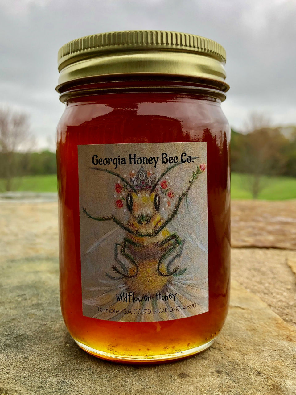 16oz raw/unfiltered wildflower honey