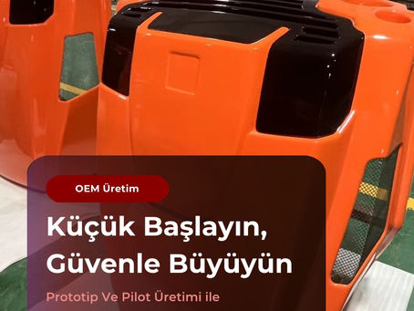 STERPLAS tarafından OEM projeler için üretilen özel kompozit makine parçası. Prototipten seri üretime kadar mühendislik destekli üretim çözümleri.