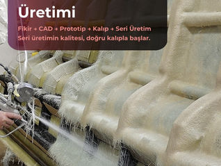 Kompozit ürünlerin seri üretiminde kullanılan yüksek hassasiyetli kalıp üretim sürecini gösteren görsel.